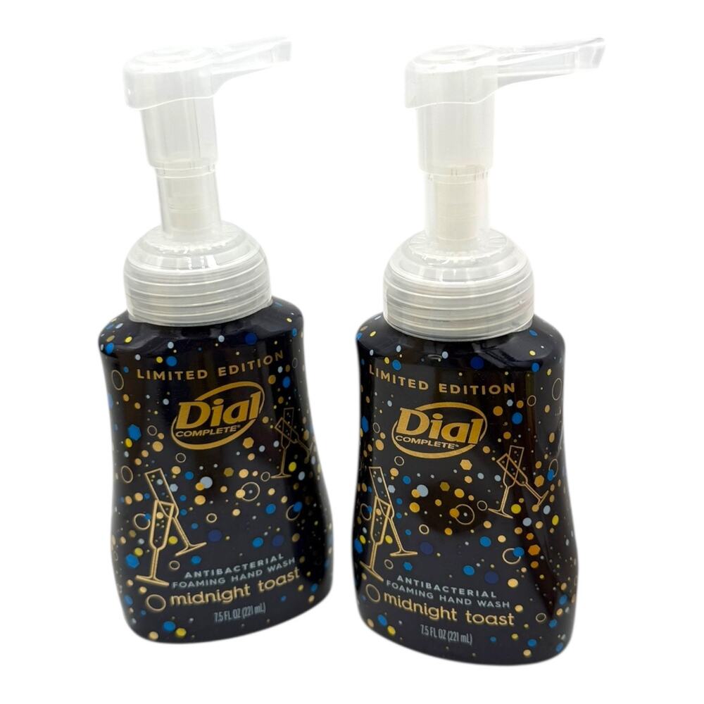2-DIAL seasonal Limited Edition 2021 Foaming HAND WASH 7.5 oz Midnight Toast New